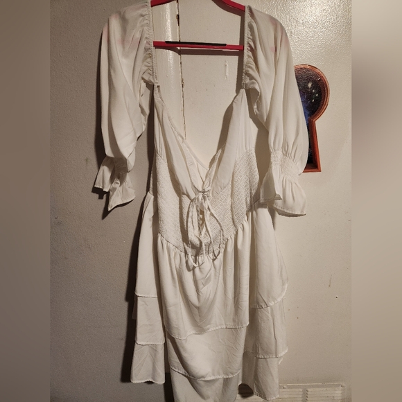 Bardot Ruffle Dress - Picture 3 of 5